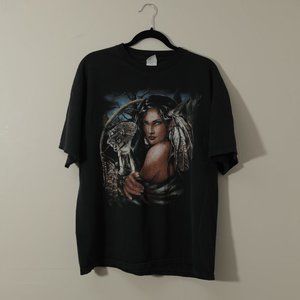 *SOLD* Tennessee River Vintage Wolf Native American Dreamcatcher Shirt (XL)